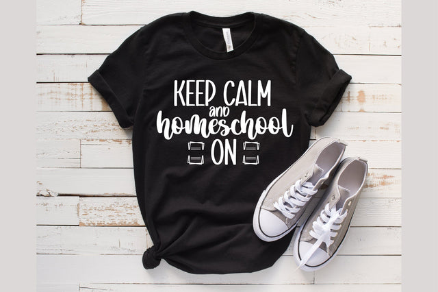 Keep calm and homeschool on SVG orpitasn 