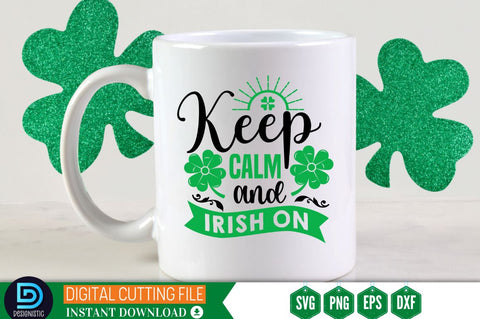 Keep calm and irish on SVG SVG DESIGNISTIC 