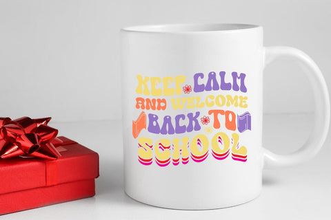Keep Calm And Welcome Back To School Retro SVG SVG Rafiqul20606 