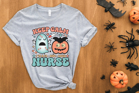Keep Calm I'm a Fa-Boo-Lous Nurse PNG Sublimation Sublimation CraftLabSVG 