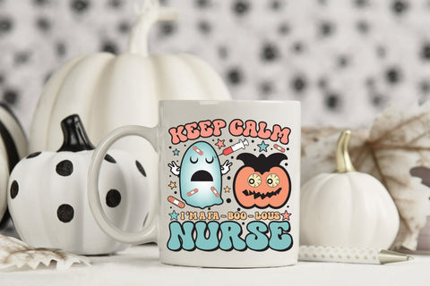 Keep Calm I'm a Fa-Boo-Lous Nurse PNG Sublimation Sublimation CraftLabSVG 