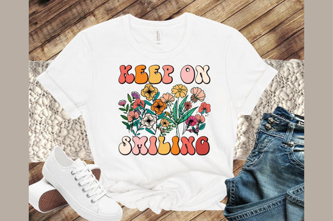 Keep On Smiling PNG Sublimation Sublimation designartist 