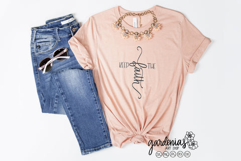 Keep the Faith in Cross SVG Gardenias Art Shop 