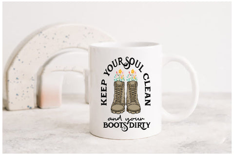 Keep Your Soul Clean and Your Boots Dirty Sublimation Sublimation Jagonath Roy 