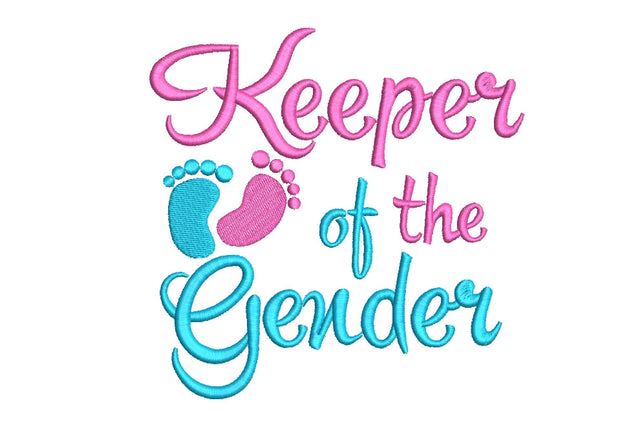 Keeper of the gender embroidery designs, 3 sizes, Instant download Embroidery/Applique DESIGNS ArtEMByNatalia 