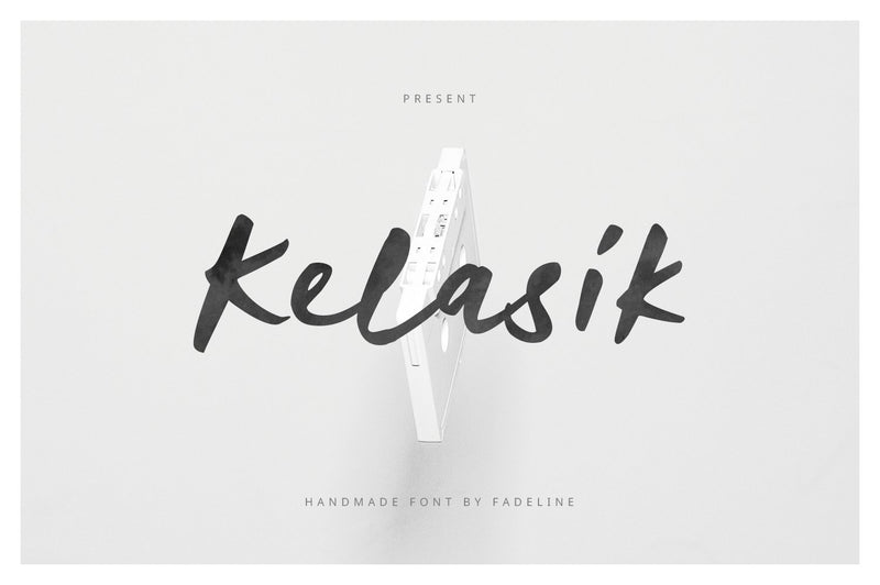 Kelasik Handmade Font Font Fadeline Std. 