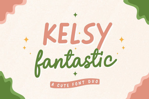 Kelsy Fantastic Font duo Font Great Studio 