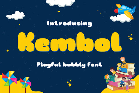 Kembol Font twinletter 