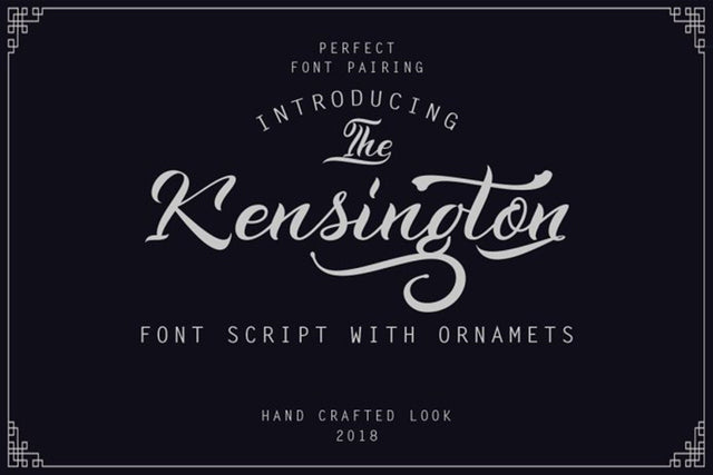 Kenshington Font Rtceative 