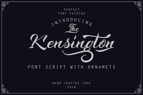 Kenshington Font Rtceative 