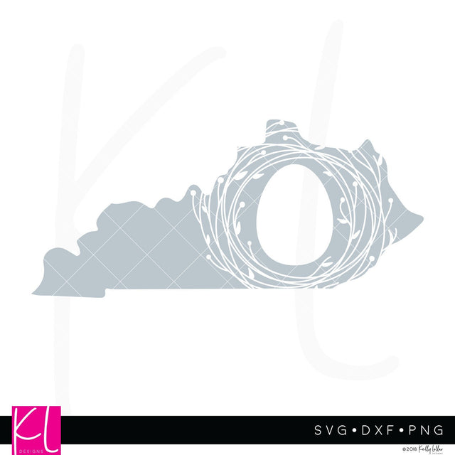 Kentucky Easter Monogram SVG Kelly Lollar Designs 