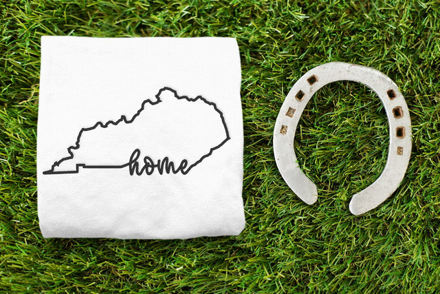 Kentucky Home State Outline Embroidery Embroidery/Applique DESIGNS Designed by Geeks 