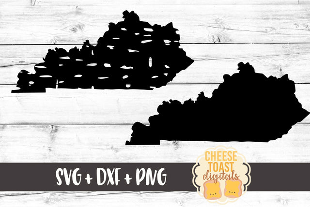 Kentucky - Solid & Grunge SVG Cheese Toast Digitals 