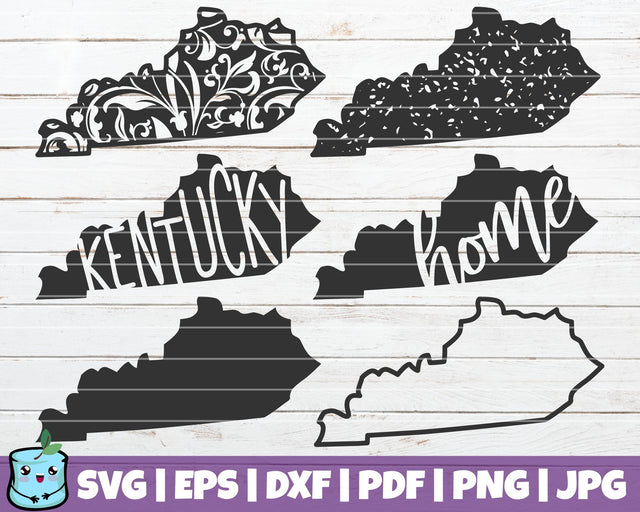 Kentucky State SVG MintyMarshmallows 