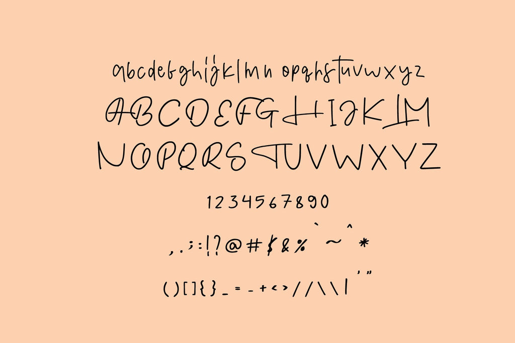 keratin smooth handwritten - So Fontsy