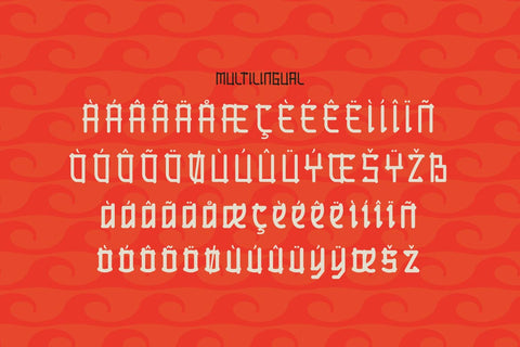 KESORA Faux Japanese Font Font twinletter 