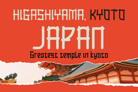 KESORA Faux Japanese Font Font twinletter 