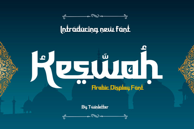 Keswah Font twinletter 