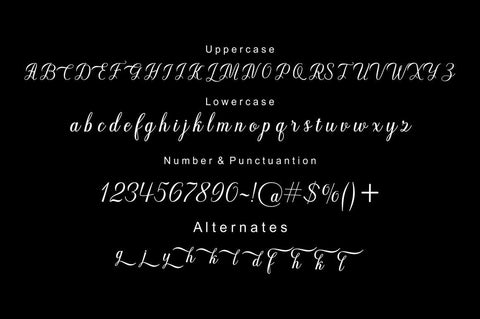 Kethyna Script Font Straight.co 
