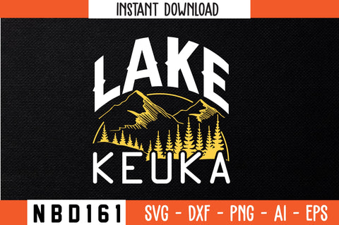 KEUKA LAKE T-Shirt Design SVG Nbd161 