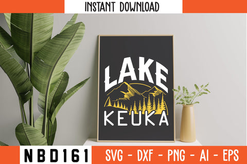 KEUKA LAKE T-Shirt Design SVG Nbd161 