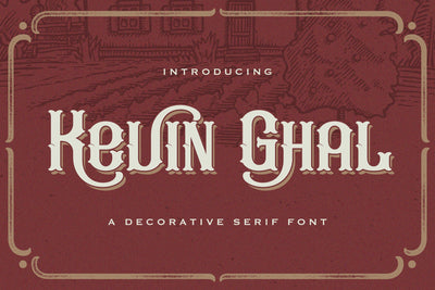 Kevin Ghal - Victorian Decorative Font Font StringLabs 