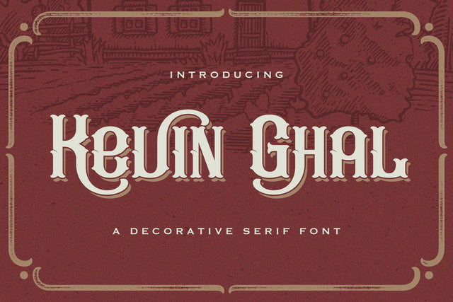 Kevin Ghal - Victorian Decorative Font Font StringLabs 
