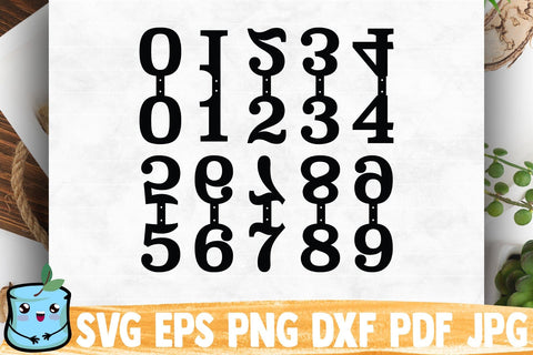 Key Chain Holders | Key Fob Letters and Numbers SVG MintyMarshmallows 