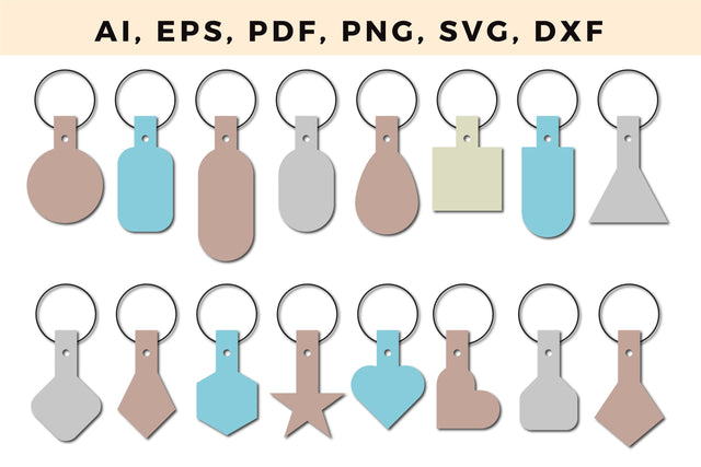 Key Fob cut file, Multilayer Laser Cut Files, SVG, 3D Designs, Mini Design Bundles SVG MD JOYNAL ABDIN 