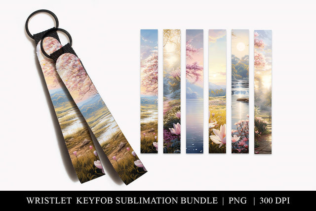 Key Fob Wristlet Bundle, Fantasy Key Fob Sublimation Designs Sublimation BijouBay 