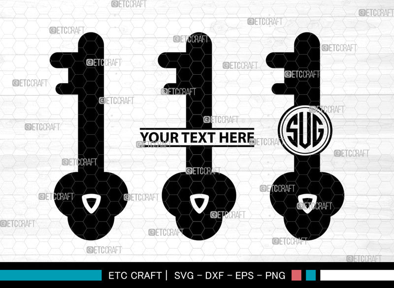 Key Icons Monogram, Key Svg, Smart Key Svg, Keys, Magic Key, Key Monog ...