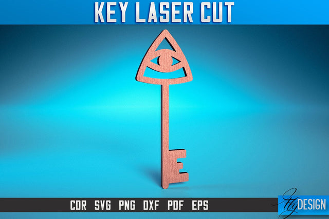 Key Laser Cut SVG | Home Laser Cut SVG Design | CNC Files SVG Fly Design 