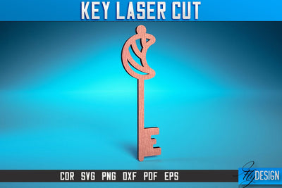 Key Laser Cut SVG | Home Laser Cut SVG Design | CNC Files SVG Fly Design 