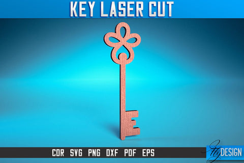 Key Laser Cut SVG | Home Laser Cut SVG Design | CNC Files SVG Fly Design 