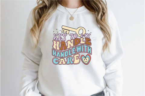 Key to My Handle with Care Sublimation SVGArt 
