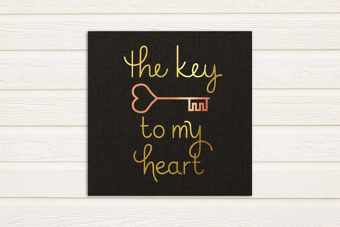 Key to my Heart SKETCH Single Line Drawing SVG SVG Designed by Geeks 