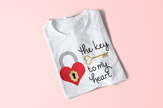 Key to my Heart SVG Designed by Geeks 