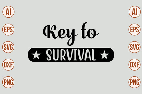Key to Survival SVG SVG nirmal108roy 