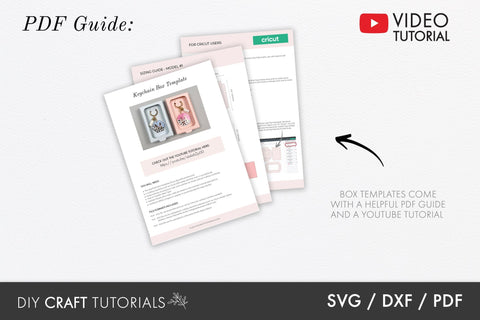 KEYCHAIN BOX SVG SVG DIY Craft Tutorials 