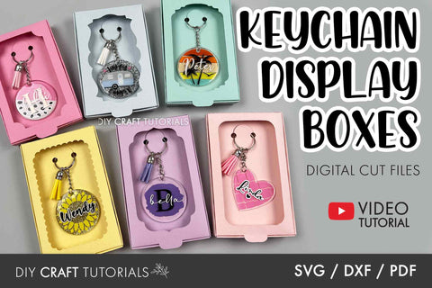 KEYCHAIN BOX SVG TEMPLATE SVG DIY Craft Tutorials 