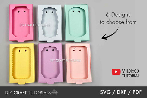 KEYCHAIN BOX SVG TEMPLATE SVG DIY Craft Tutorials 