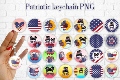 Keychain design PNG | Patriotic keychain Sublimation Svetana Studio 