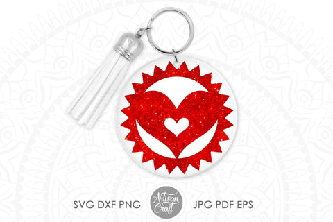 Keychain designs, Heart shapes, SVG PNG SVG Artisan Craft SVG 