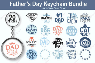 keychain Father's Day SVG Bundle SVG SH_Tee store 