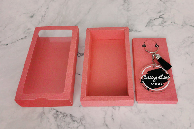 Keychain gift box svg, keychain box template - So Fontsy