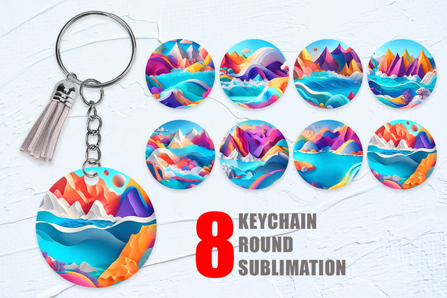 Keychain | Keyring Sublimation SVG artnoy 