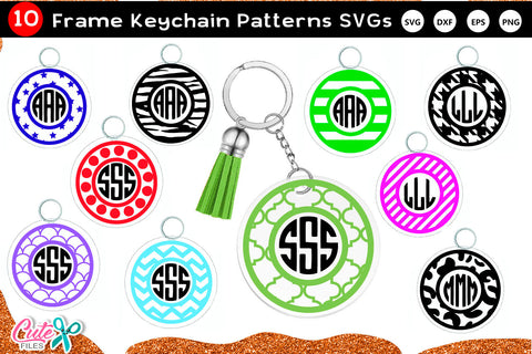 Keychain Mega Bundle | keyring included SVG file for crafter SVG Cute files 