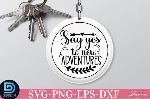 Keychain Motivational SVG Bundle, Motivational Keychain Bundle SVG DESIGNISTIC 