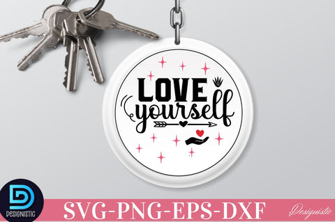 Keychain Motivational SVG Bundle, Motivational Keychain Bundle SVG DESIGNISTIC 