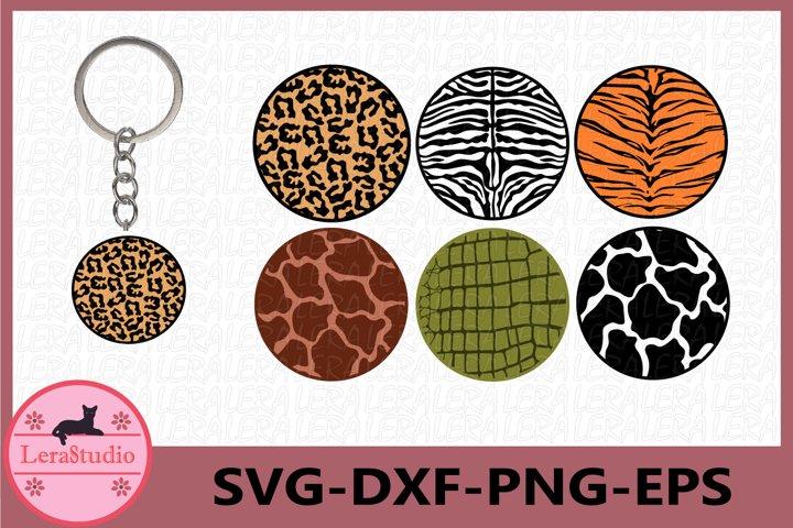 Keychain pattern Animal Skin Svg SVG Lerastudio 